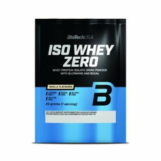 50 packets of lactose-free protein Biotech USA iso whey zero - Vanille - 25g